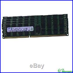 128GB (8x16GB)PC3-10600R DDR3 4Rx4 ECC Reg RDIMM Server Memory RAM for Dell R510