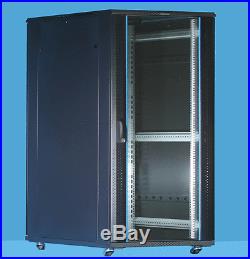 15U Server Rack cabinet 600 (W) x 800 (D) x 769 (H) Glass Front Door serverrack
