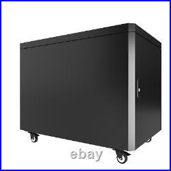 15U Soundproof Server Quiet Rack Acoustic Network Cabinet for Server Equipment