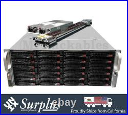 180TB 45x 4TB Hard Drives 4U Supermicro 45 Bay SAS2 6GPS JBOD Storage Expander