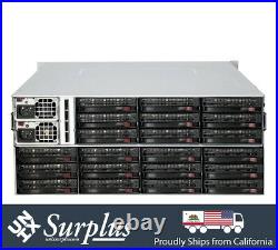 180TB 45x 4TB Hard Drives 4U Supermicro 45 Bay SAS2 6GPS JBOD Storage Expander