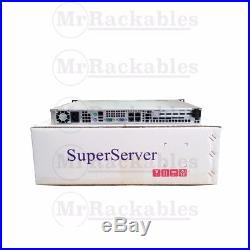 1U Open Source Firewall Router Server 3Ghz Quad Core 8GB 4x 1GBE LAN 14 Depth