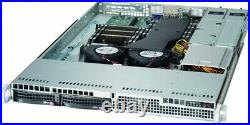 1U Supermicro 2 Bay LFF Server 2x Xeon E5-2630 v2 12 Core 2.6Ghz Dual PS Rail