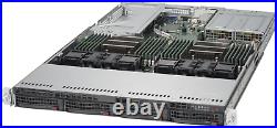 1U Supermicro Server X10DRU-i+ 2x Xeon E5-2620 V3 6 Cores 32GB RAM 4x 10GBE NIC