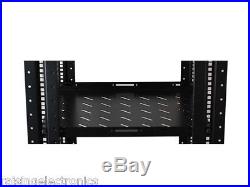 22U 4 Post Open Frame Network Server Rack 800MM Deep With 3 pairs of L Rails