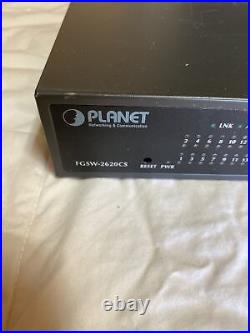 24 Port Web Smart Switch By Planet Networking And Communication
