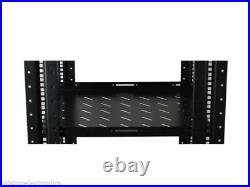 27U 4 Post Open Frame Network Server Rack 19 17 Deep With 3 Pairs of L Rails