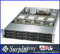 2U 16 Bay LFF Server 12Gbps RAID X10DRH-CT 2x E5-2690 V3 24 Core Dual 10Gb Nic