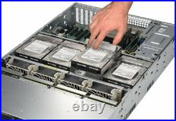 2U Storage Server 16 Bay LFF X10DRH-CT SAS3 2x E5-2620 V3 32GB RAM CHIA XCH RAID