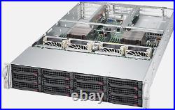 2U Storage Server 2x Xeon E5-2699 V4 22 Cores 512GB RAM 12 Bay SAS3 RAID 4x 10GB