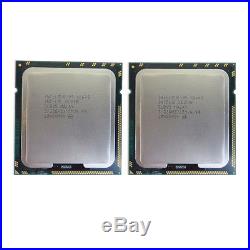 2x Intel XEON X5680 3.33 GHz 12MB SLBV5 6 Core 6.40GT/s LGA1366 Matched Pair CPU