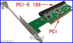 32 Bit PCI To PCI-e Express 16x Riser Extender Card