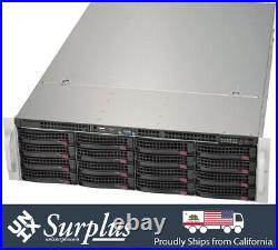 3U Supermicro 16 Bay SAS2 6GPS External JBOD Storage Expander With Rail 16 caddies