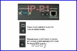 4-Port Remote Power Switch Web Control + RS232 Console