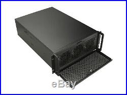 4U Rackmount Server Case or Chassis, 8 Included Cooling Fans, 15 x Internal Bays