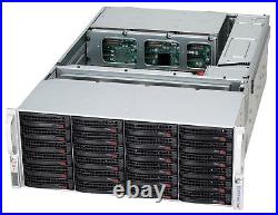 4U Supermicro 24 36 45 Drive JBOD RAID Server Expander SC847E16-RJBOD HP P222