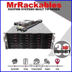 4U Supermicro 24 Bay SAS2 6Gbs FREENAS JBOD HBA Storage Server 2x Hex Core 96GB