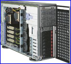 4U Supermicro 8 Bay Server Mining 4x GPU SLOT 7046GT-TRF 2x Xeon Quad Core 96GB