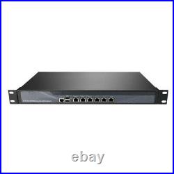 6 Gigabit LAN 1U rackmount D525 network security firewall support pFsense