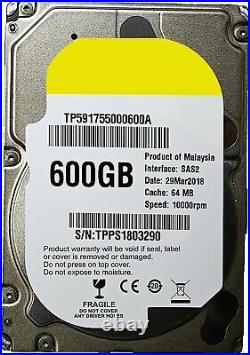 600GB SAS 6Gb/s 10K RPM 512n 2.5-inch Server Hard Disk Drive Multi-Pack