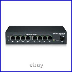 9 Port 2.5G Switch, 8 x 2.5GBASE-T Ports, with one SFP slots, without Transceiver