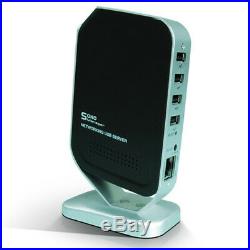 A28 Netzwerk LAN USB Server für USB Geräte mit 4x USB 2.0 Hub Drucker Scanner
