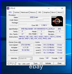 AMD EPYC 7742 64-Core 100-000000053-04 2GHz SP3 225W Server Processor CPU QS ES