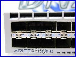 Arista DCS-7050S-52-F 52-Port 10GbE SFP+ Layer 3 Switch F-R Airflow Dual PSU HSS