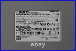 Arista DCS-7050S-52-R 52-Port 10GbE SFP+ Layer 3 Switch (Rear-Front Airflow)