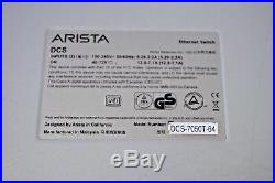 Arista DCS-7050T-64-R 48x RJ45 1/10GBASE-T 4x QSFP+ Switch R-F Air 2x AC PSU HSS