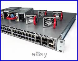 Arista DCS-7050T-64 Switch 48x 10G SFP+ 4x 40G QSFP+ Ports Front to Rear Airflow