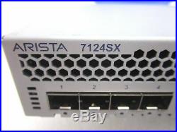 Arista DCS-7124SX-F 24-Port 10Gb SFP+ L2/L3 Switch F-R Airflow 2x AC PSU HSS