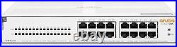 Aruba Instant On 1430 16-Port Gb Unmanaged PoE Switch (R8R48A#ABA) Open Box