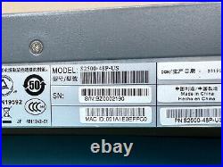 Aruba S2500-48P-4x 10G PoE 48 Port Gigabit Mobility Access Switch withEars