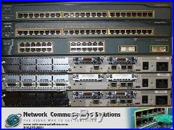 BEST CISCO CCNA CCNP LAB 2x 2950 1x 3550 Switch 2x 2611 1x 2620XM Router SDM CME