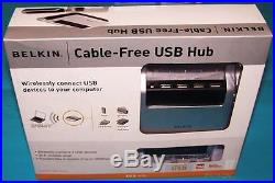 Belkin 4 Port USB 2.0 Cable-Free Wireless Hub F5U301