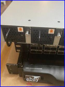 Brocade BR-VDX6740T-56-1G-R 48 Port Gigabit Switch 2x PSU Tested