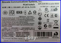Brocade EMC MP-8000B 32 Port Active 24 x10Gb/FCoE 8Gbps Fibre Switch 100-652-568