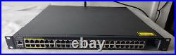 Brocade ICX7450-48P 48 Port PoE+ Gig Switch no fan, psu or modules