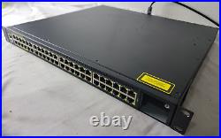 Brocade ICX7450-48P 48 Port PoE+ Gig Switch no fan, psu or modules