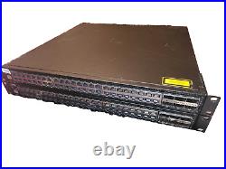 Brocade ICX7750-48C 48×1/10 GbE RJ-45 10GBASE-T ports, 6×40 GbE QSFP ports 2x AC