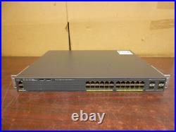 CISCO Catalyst 2960-X Series WS-C2960X-24PS-L V02 Network Switch withRackmount