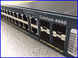 CISCO WS-C4948 48-Port Gigabit Layer 3 Switch 4948-E 4948-S entservices-15.0 ios
