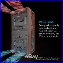 CLOUD T7-N Rack Mount Cooling Fan Panel 2U Intake, AV Network Equipment 19 Rack