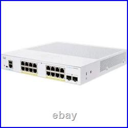 Cisco 350 CBS350-16FP-2G 16-Port Managed Ethernet Switch CBS35016FP2GNA
