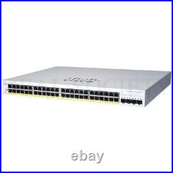 Cisco Business CBS220-48T-4G Smart Switch 48 Port GE 4x1G SFP (CBS220-48T-4G-NA)