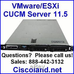 Cisco CUCM 11.5 VMware ESXi Server Dell 1950 16GB CCNA CCNP-IE Voice Lab 11 11.0