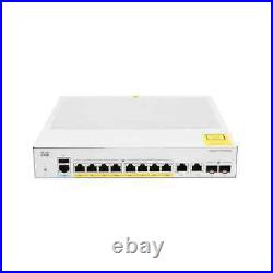 Cisco Catalyst 1000 8port GE POE 2x 1G SFP and RJ-45 combo uplinks C1000-8P-2G-L