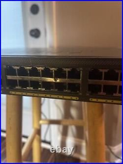 Cisco Catalyst (2960X-48LPS-L) 48-Ports Rack-Mountable Switch Managed