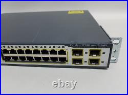 Cisco Catalyst 3750-G WS-C3750G-48PS-S 48-Port Gigabit Ethernet Switch
